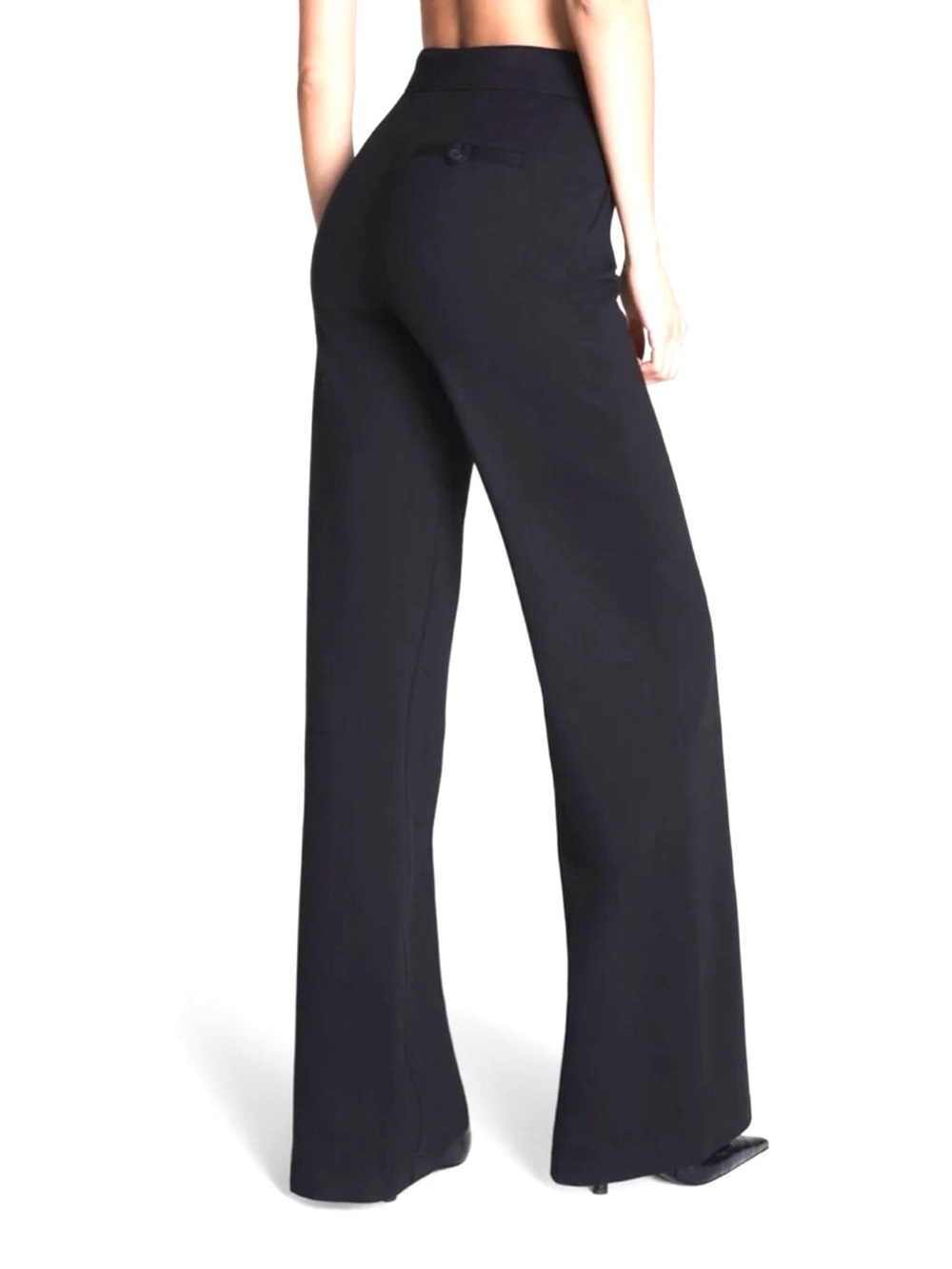 NWT SPANX Super Smooth Perfect Fit Pointe Wide Leg Stretch Dress Pants